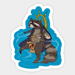 Magical Racoon Sticker